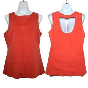 Banana Republic Mad Men Collection Cut Out Sleeveless Tank Top Size XL NWT